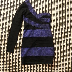 F21 long sleeve off the shoulder dress